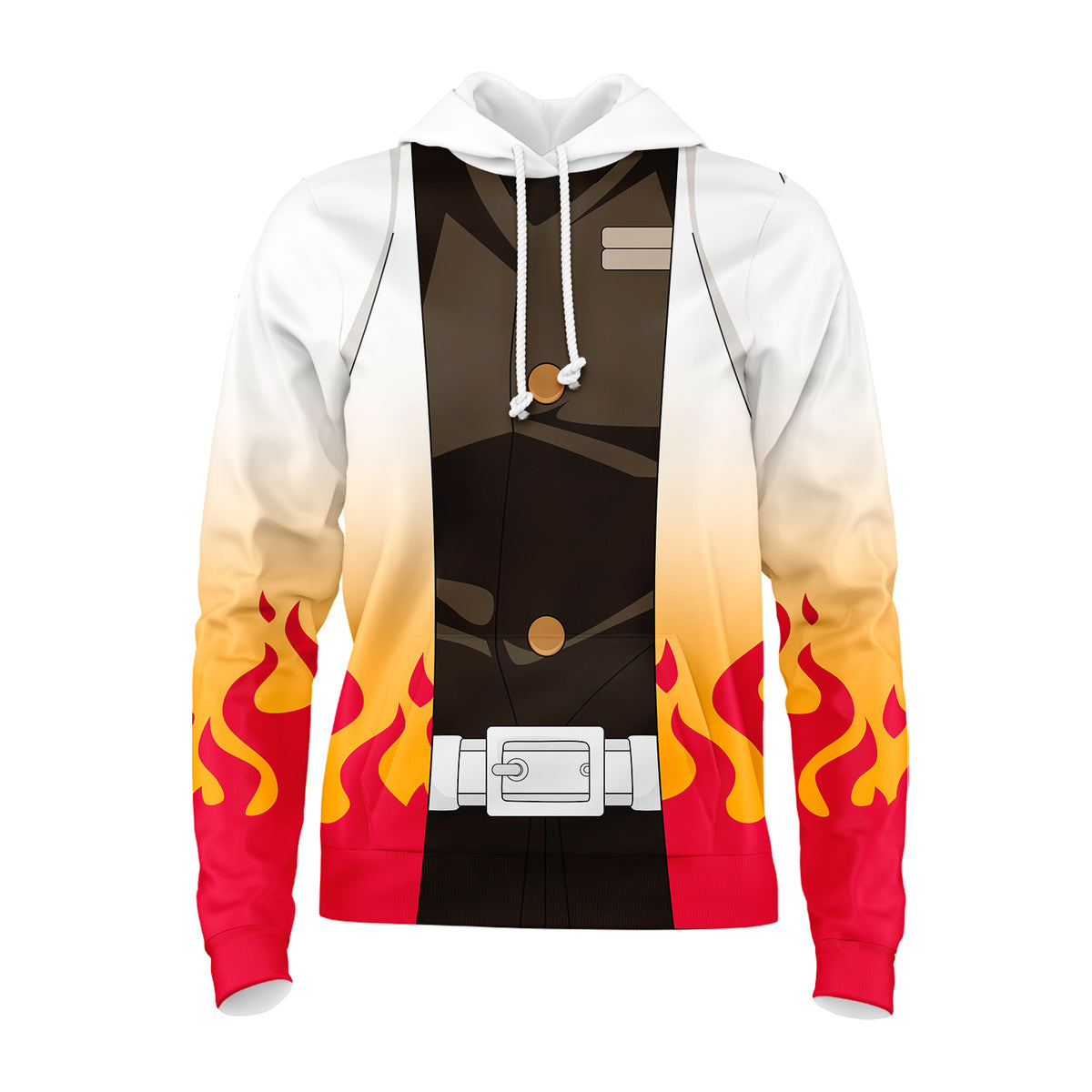 Moletom Demon Slayer Uniforme Rengoku Premium Unissex