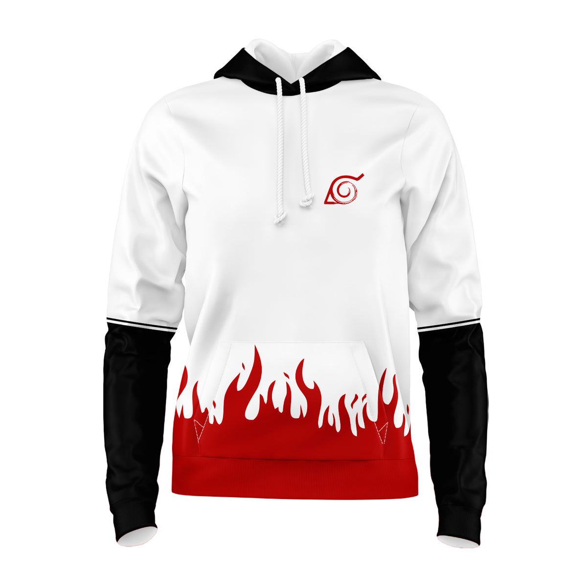 Moletom Naruto Uniforme Hokage Detalhe na Manga Premium Unissex