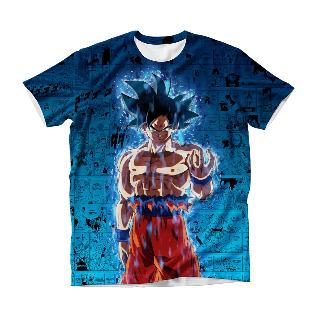 Camiseta Dragon Ball Guerreiro Instinto Superior Despertar 3 Dry-Fit Premium Unissex