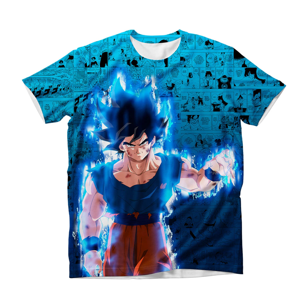 Camiseta Dragon Ball Guerreiro Instinto Superior Despertar 2 Dry-Fit Premium Unissex