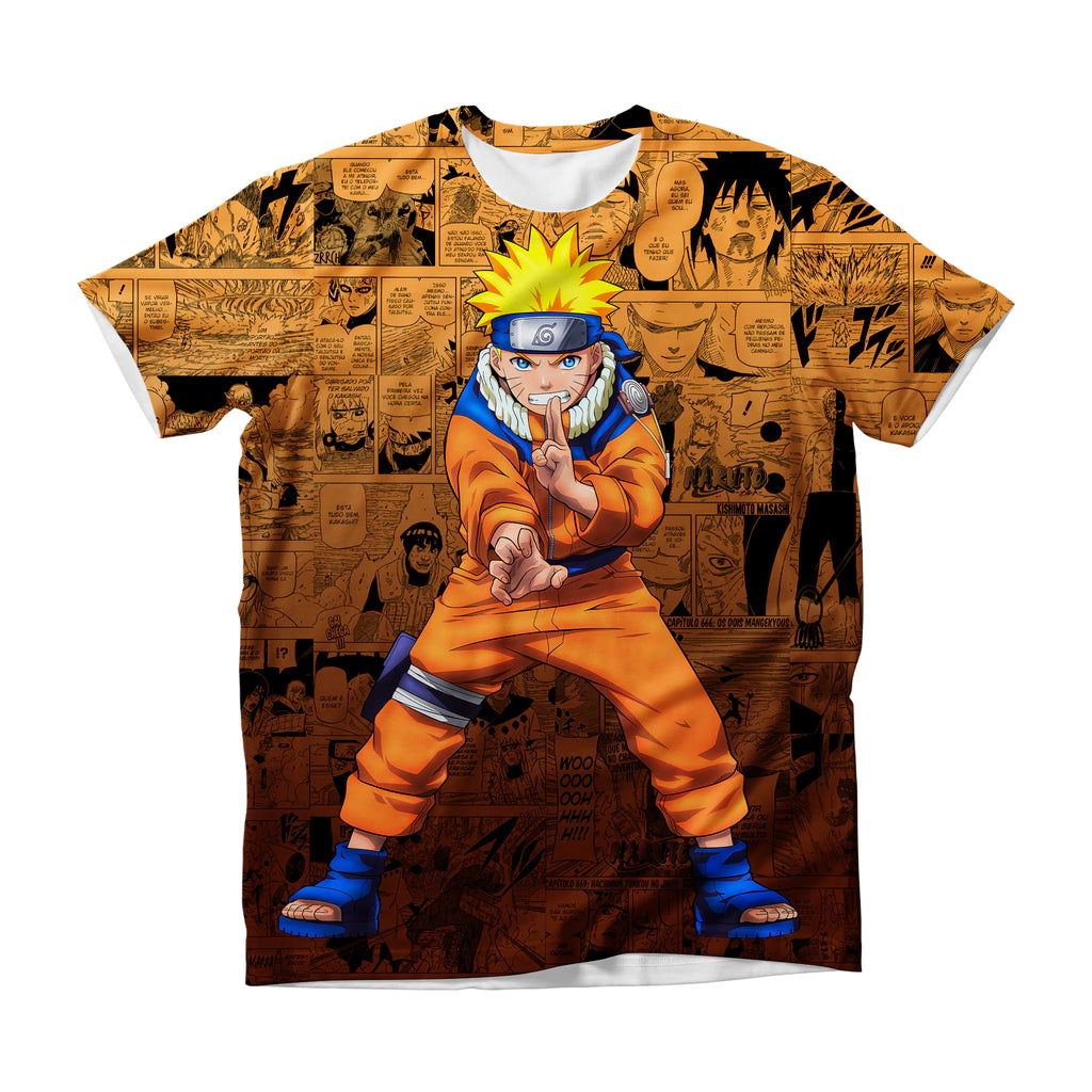 Camiseta Naruto NInja da Folha Clássico Dry-Fit Premium Unissex