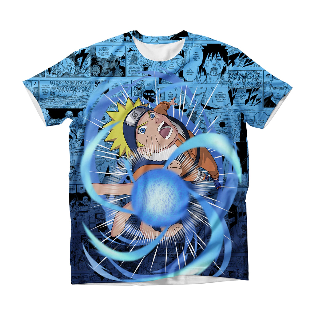 Camiseta Naruto Ninja Rasengan Clássico Dry-Fit Premium Unissex