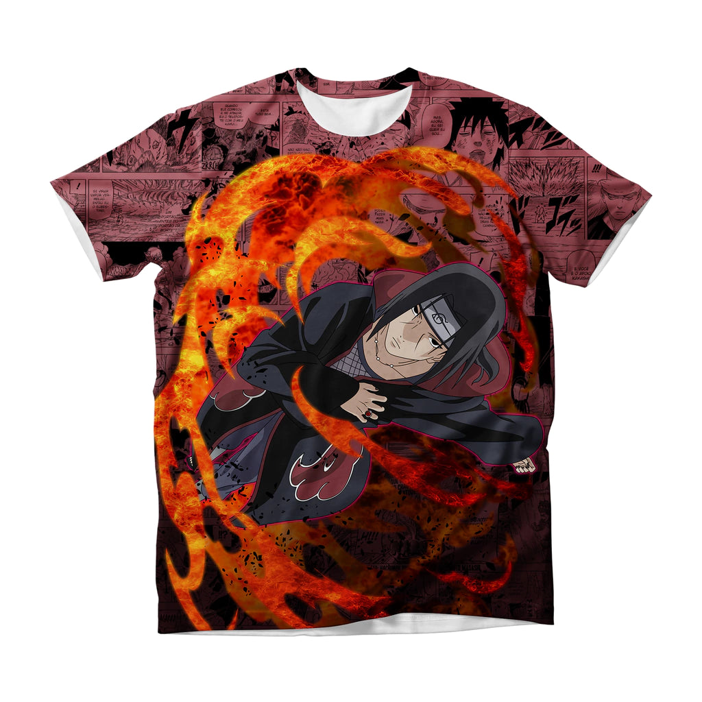 Camiseta Naruto Ninja do Fogo 8 Dry-Fit Premium Unissex