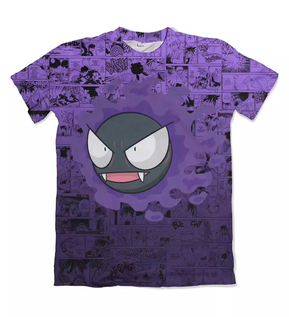 Camiseta Pokémon Gastly Dry-Fit Premium Unissex