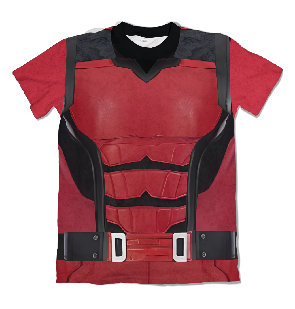 Camiseta Marvel Uniforme Demolidor Renascido Dry-Fit Premium Unissex