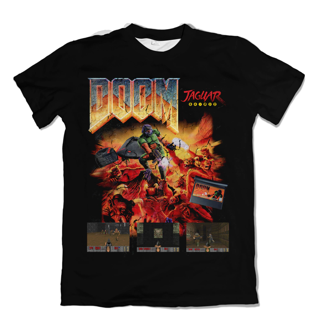 Camiseta Retrô Doom Dry-Fit Premium Unissex