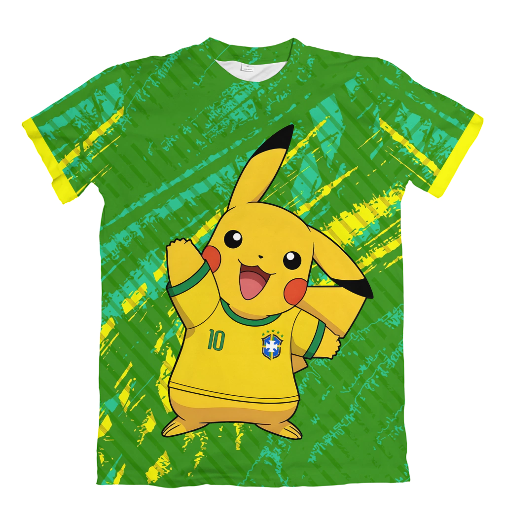Camiseta Pokémon Pikachu Dry-Fit Premium Unissex