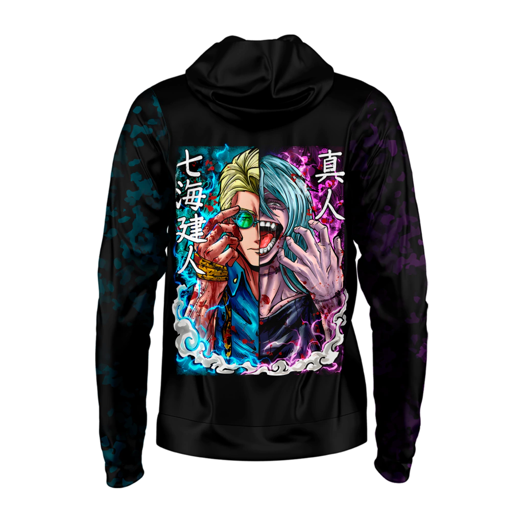 Moletom Jujutsu Kaisen Nanami x Mahito Premium Unissex