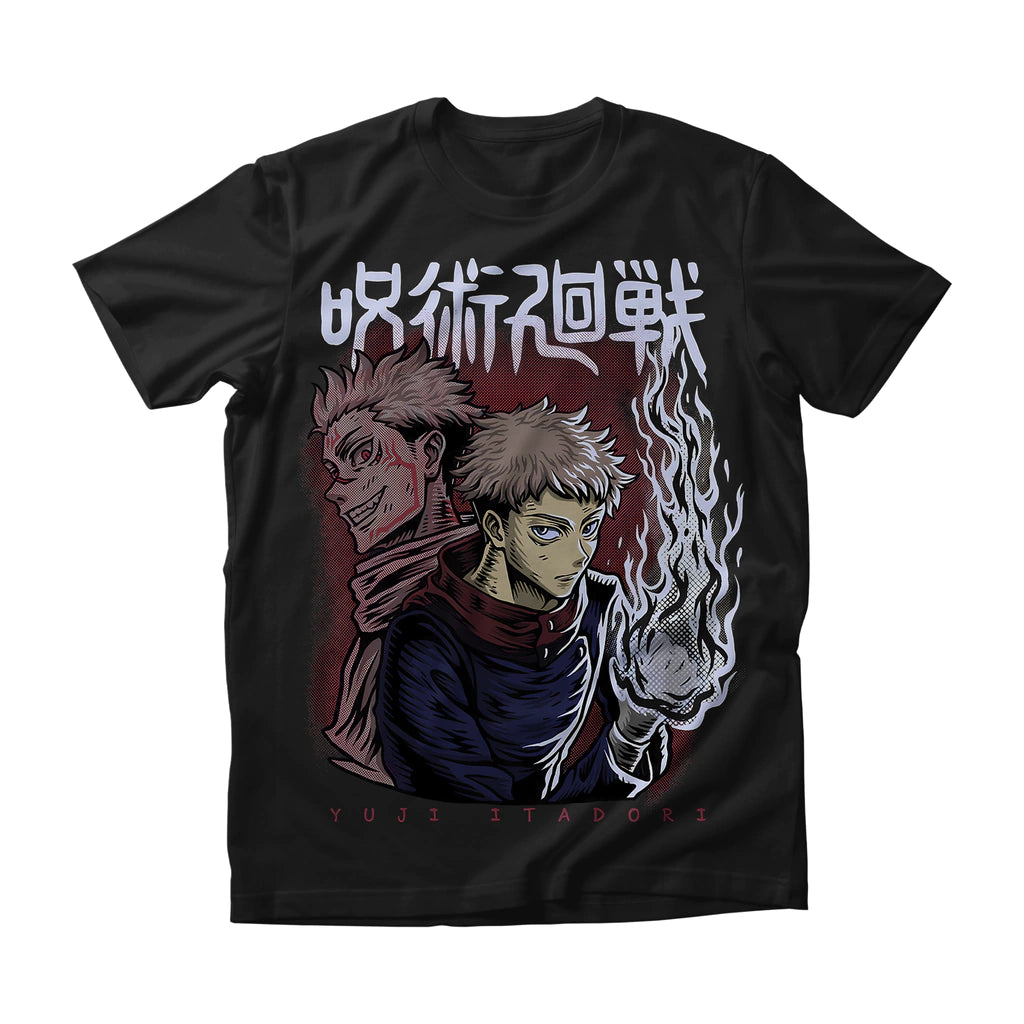 Camiseta Jujutsu Kaisen Itadori Yuji Sukuna Classic Dry-Fit Premium Unissex