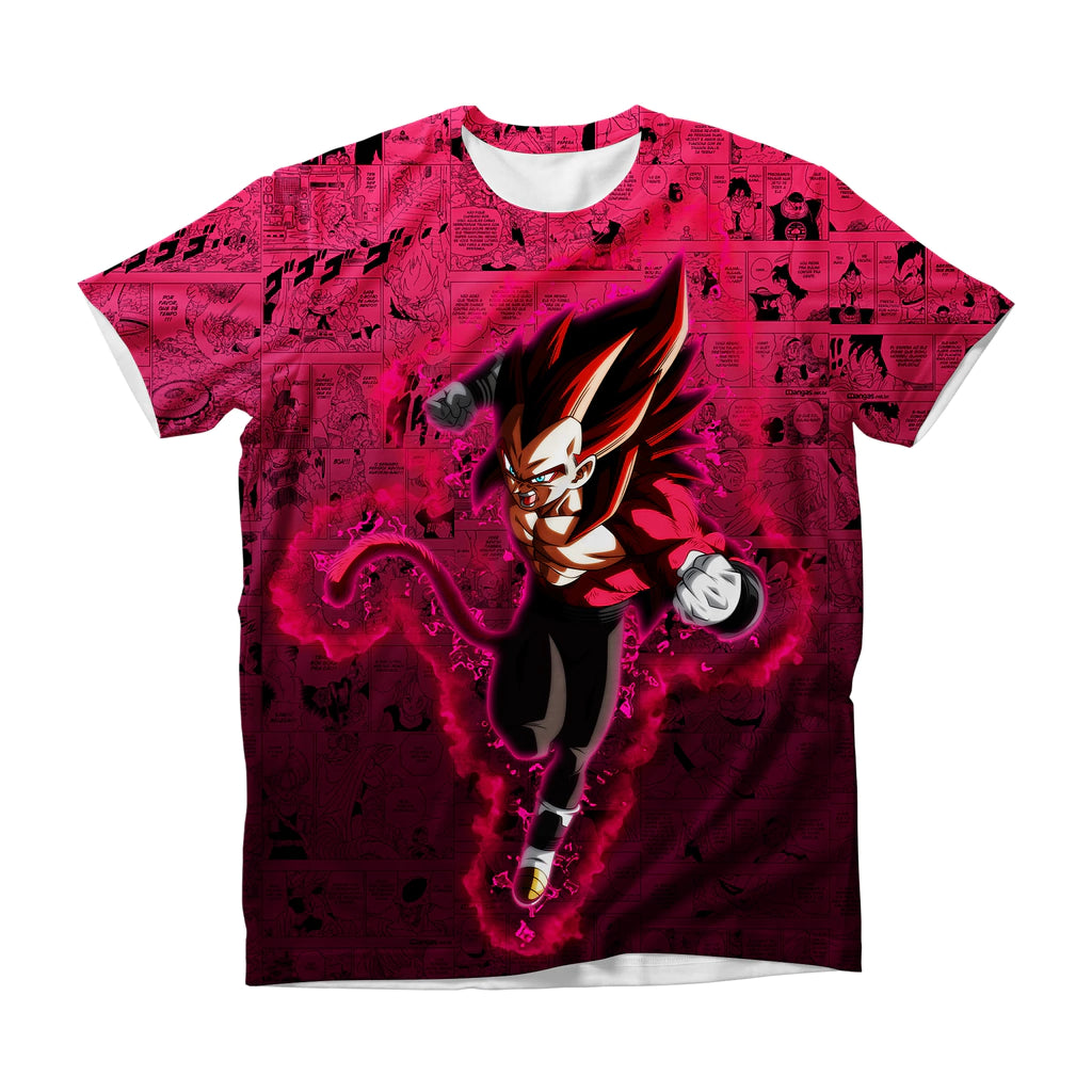 Camiseta Dragon Ball Principe Super Guerreiro 4 GT Dry-Fit Premium Unissex