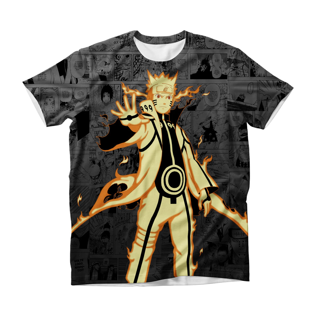 Camiseta Naruto Ninja- Modo Raposa Dry-Fit Premium Unissex