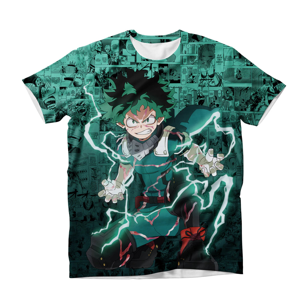 Camiseta My Hero Academia Midoriya Izuku Dry-Fit Premium Unissex