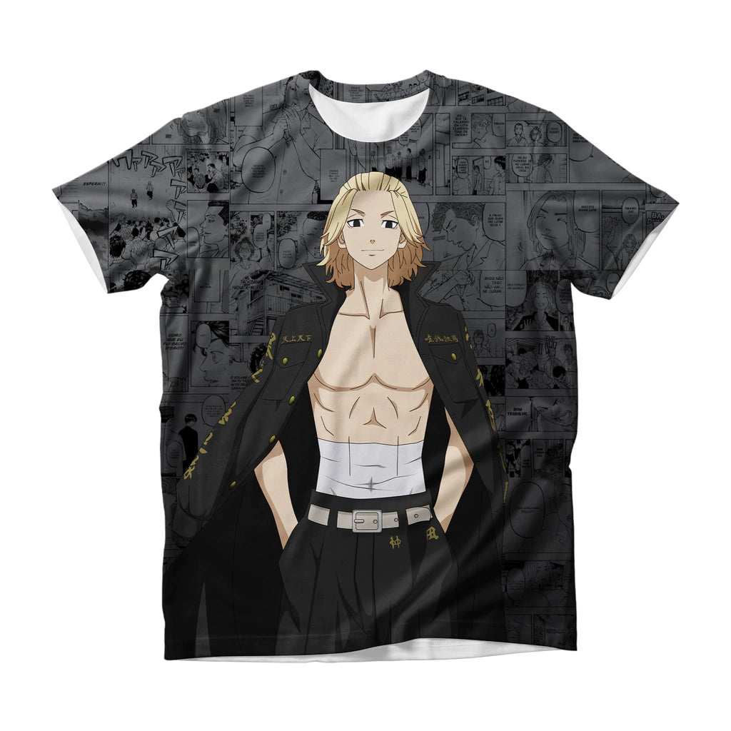 Camiseta Tokyo Revengers Manjiro Sano Tokyo Manji Gang Dry-Fit Premium Unissex