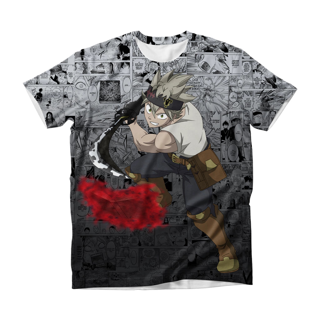 Camiseta Black Clover Asta Katana Dry-Fit Premium Unissex