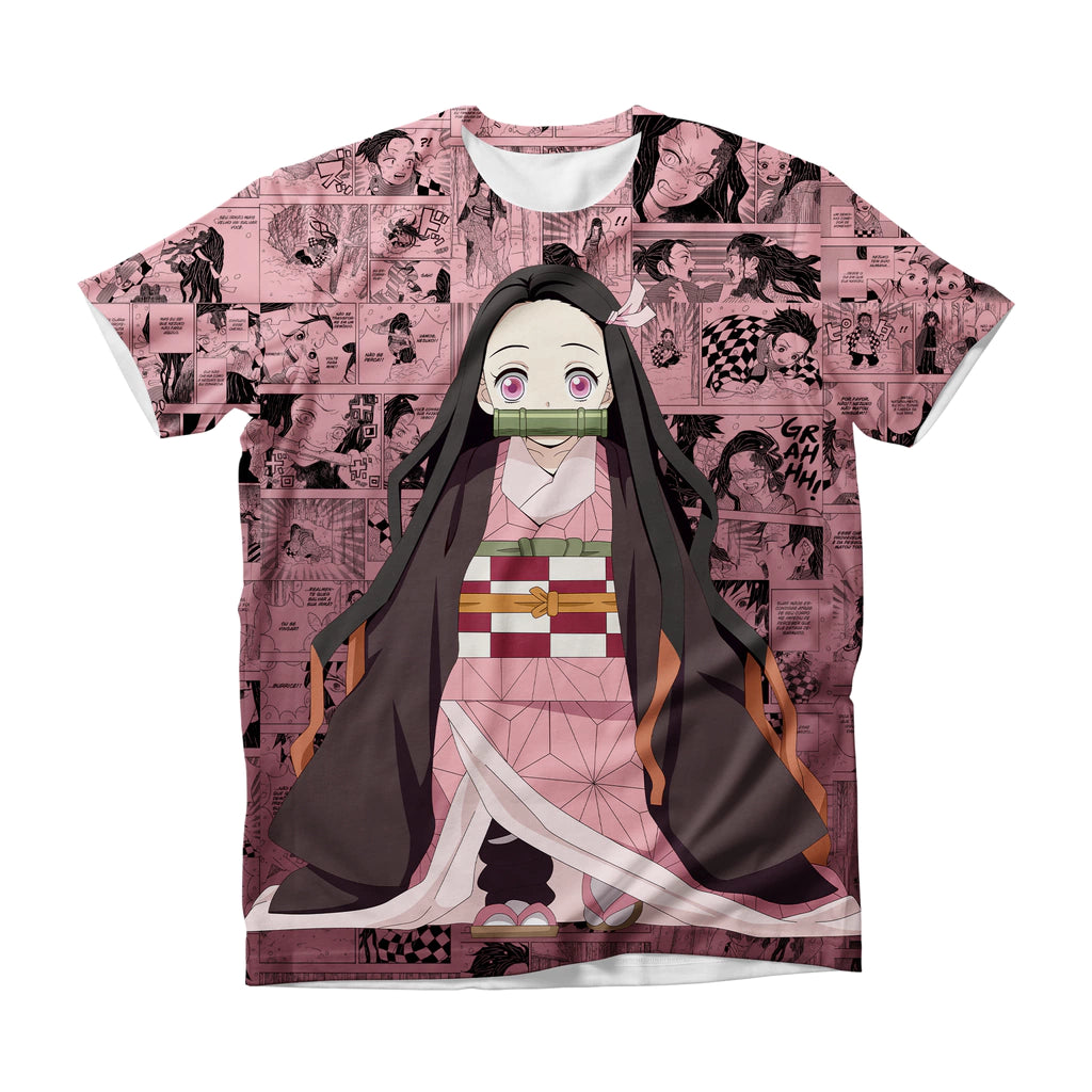 Camiseta Demon Slayer Mini Nezuko Kamado Stare
