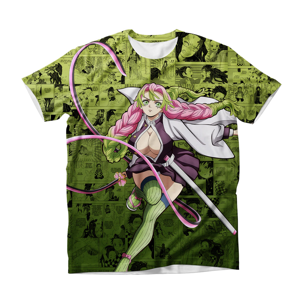 Camiseta Demon Slayer Mitsuri Kanroji Dry-Fit Premium Unissex
