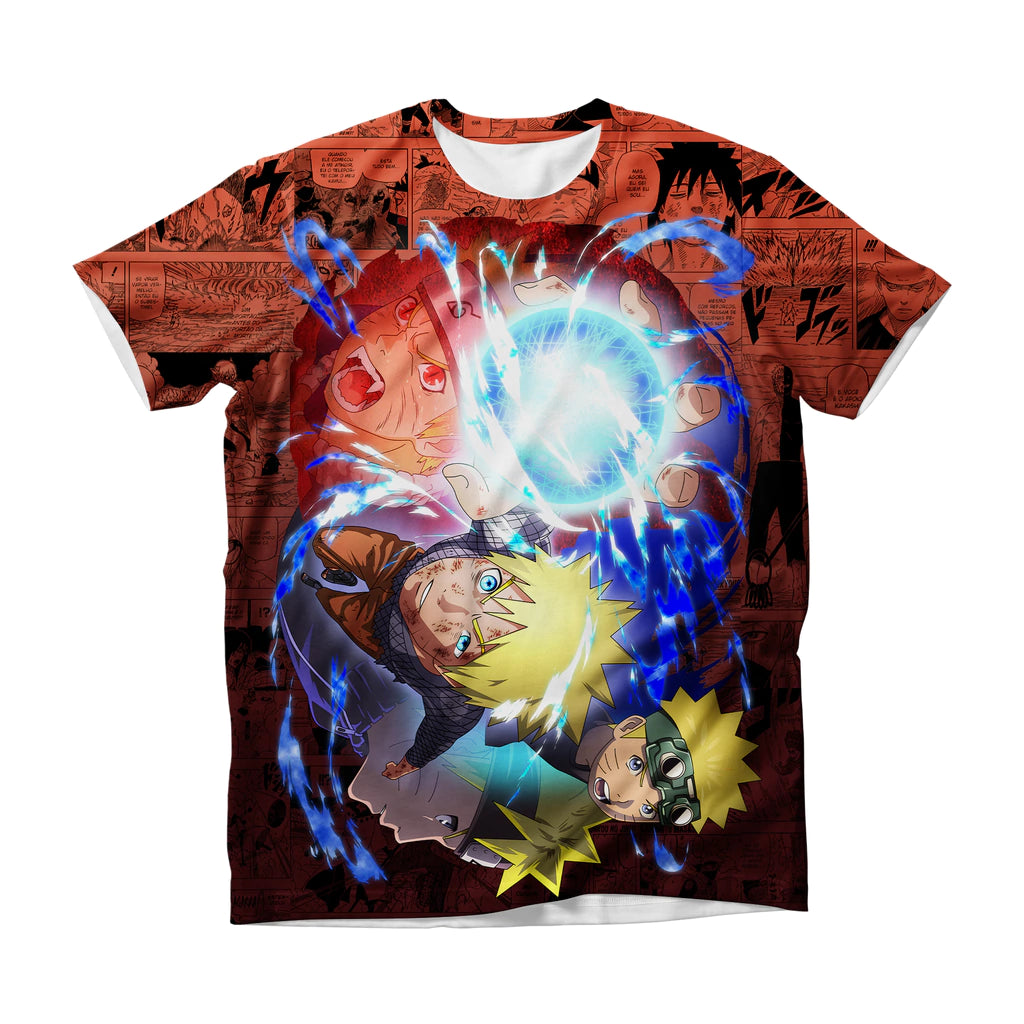 Camiseta Naruto Ninja da Folha 5 Dry-Fit Premium Unissex