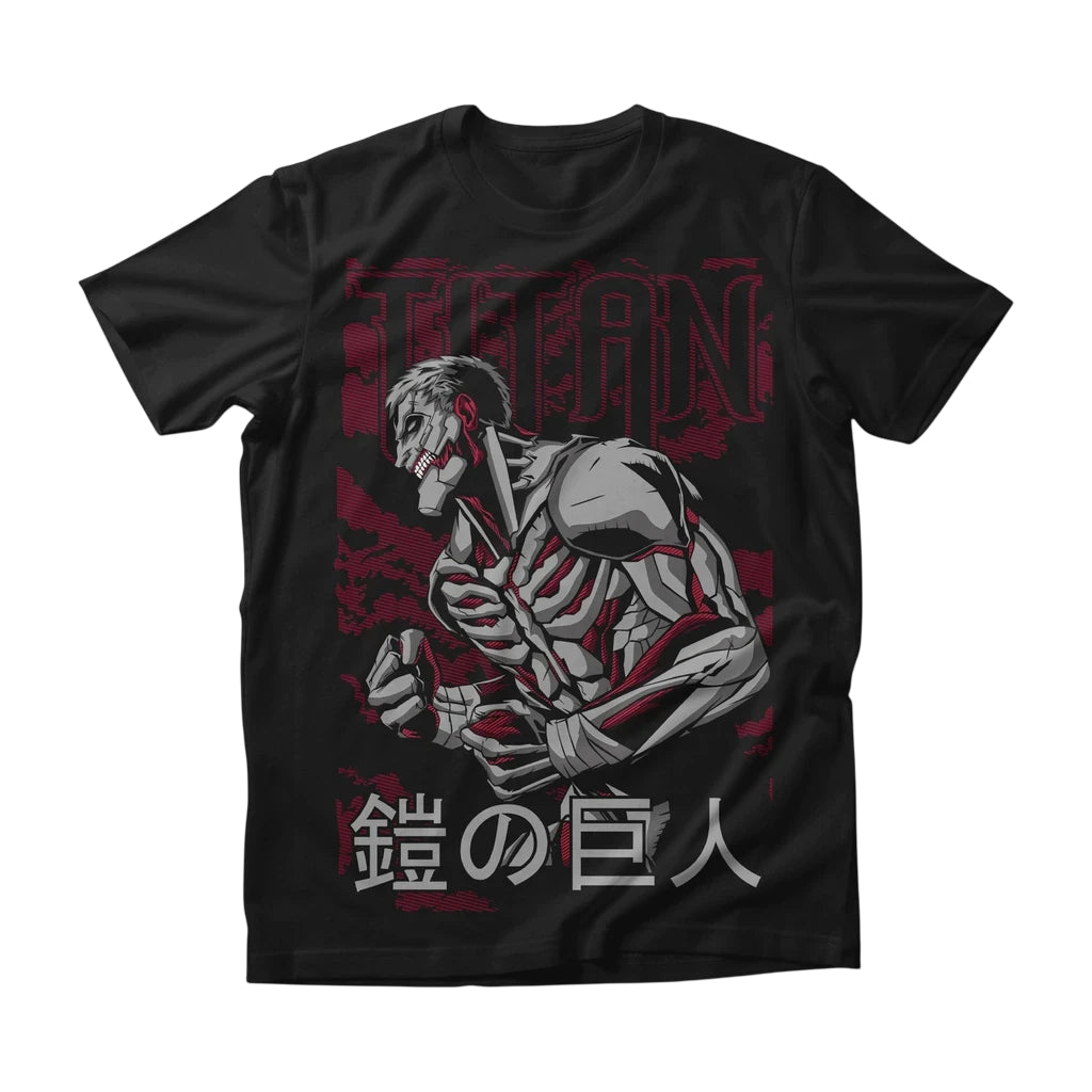 Camiseta Attack on Titan Titã Blindado Dry-Fit Premium Unissex