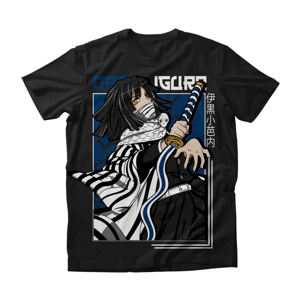 Camiseta Demon Slayer Obanai Iguro Dry-Fit Premium Unissex