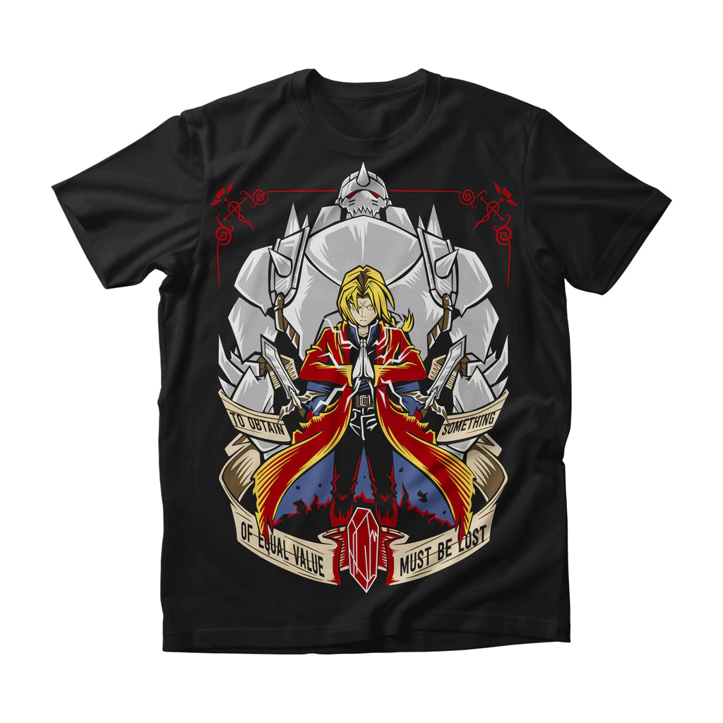 Camiseta Fullmetal Alchemist Equal Value Dry-Fit Premium Unissex