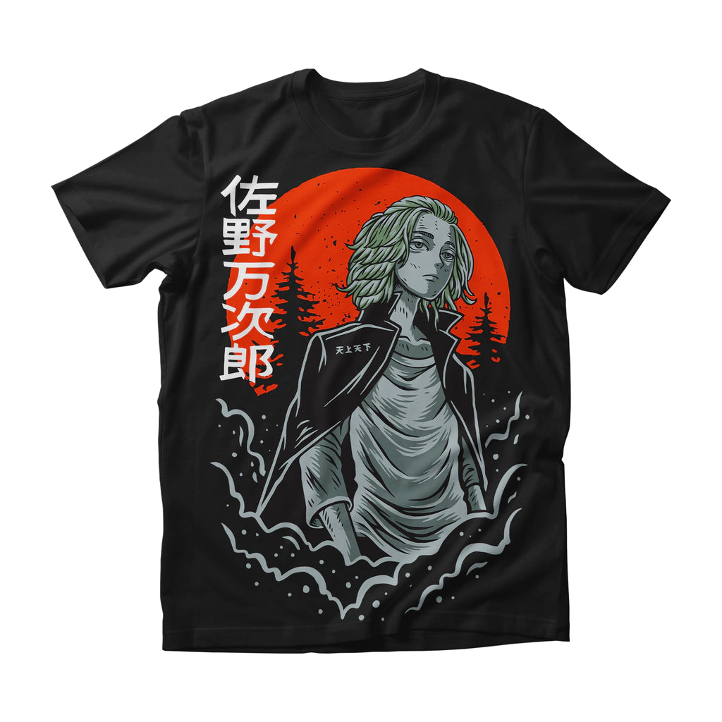 Camiseta Tokyo Revengers Mikey Red Sunset Dry-Fit Premium Unissex
