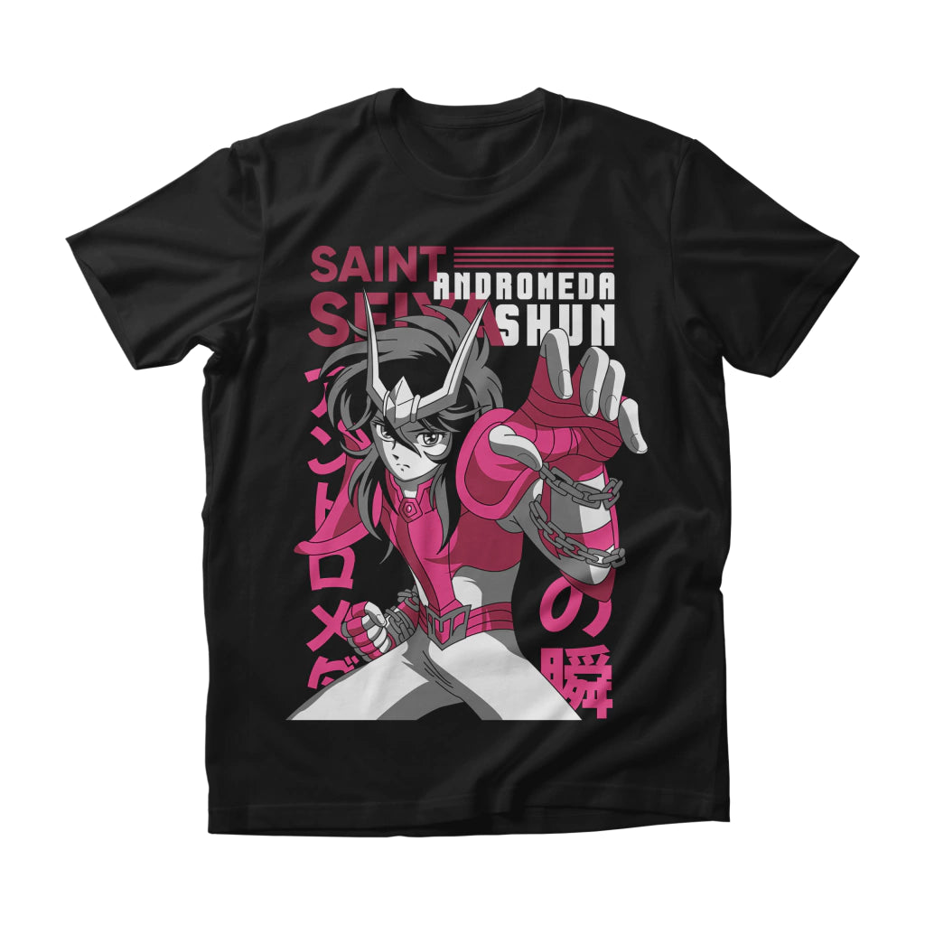 Camiseta Cavaleiros do Zodíaco Andromeda Dry-Fit Premium Unissex