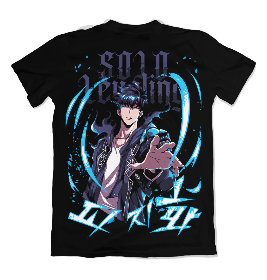 Camiseta Solo Leveling Sung Jinwoo Dry-Fit Premium Unissex