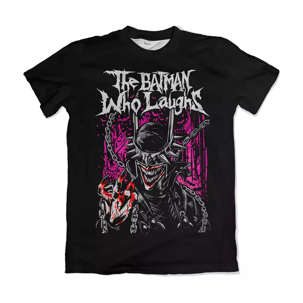 Camiseta Icons of Horror Batman Que Ri Dry-Fit Premium Unissex