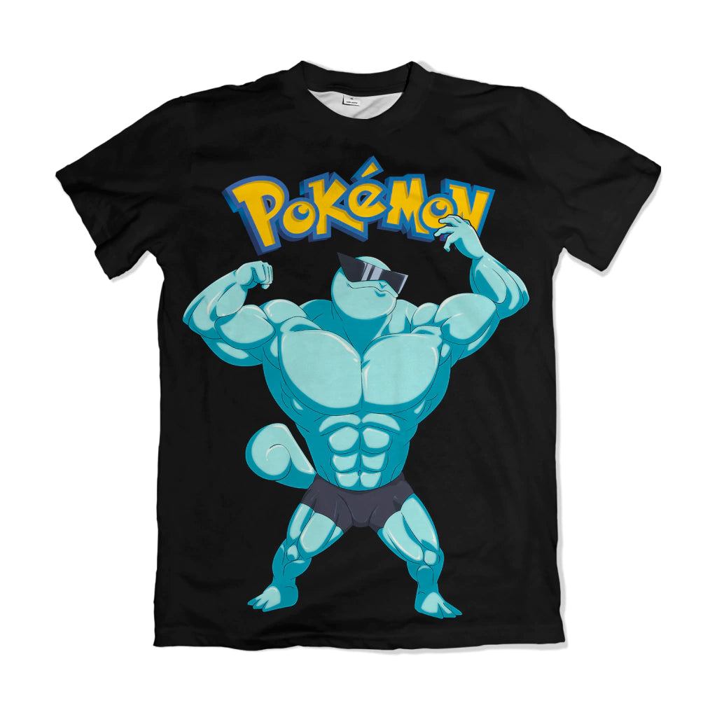 Camiseta Pokémon Squirtle Bombado Dry-Fit Premium Unissex