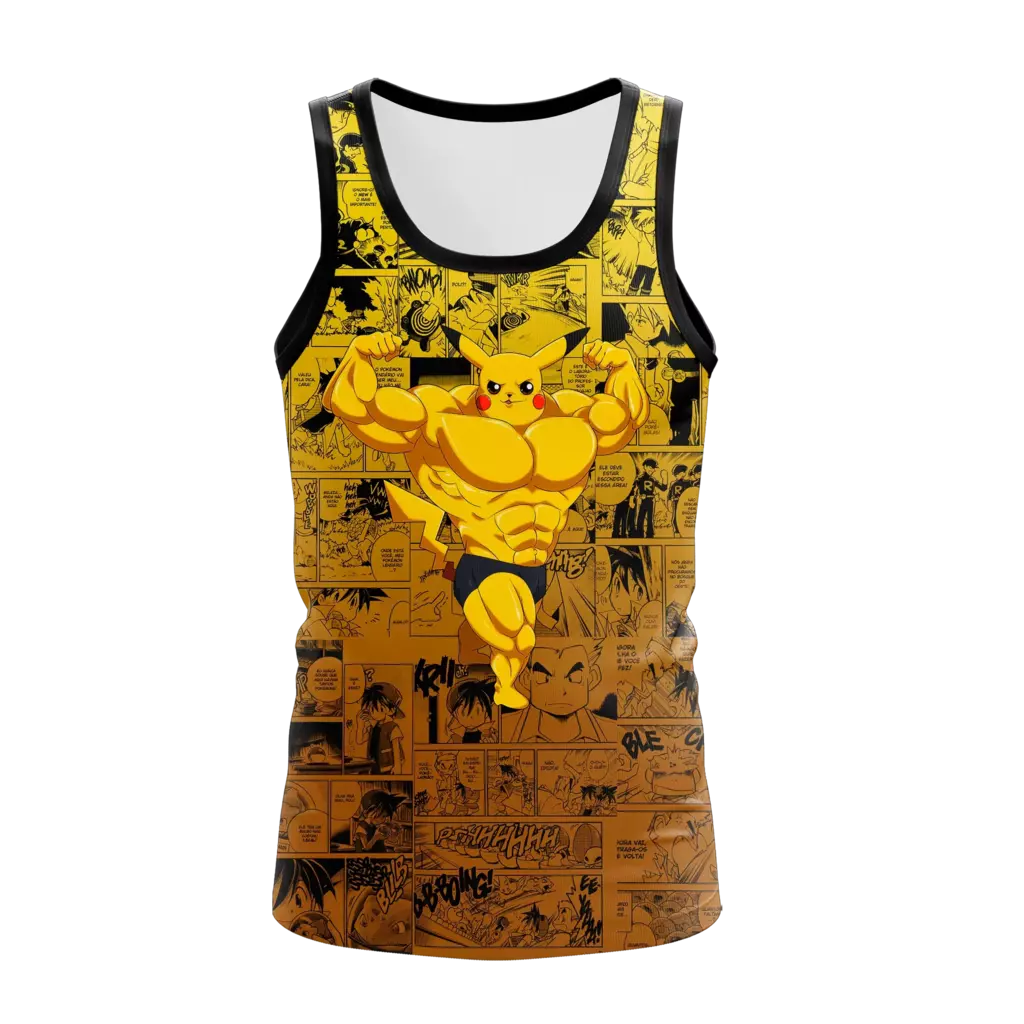 Regata Pokémon Pikachu Bombado Dry-Fit Premium Unissex