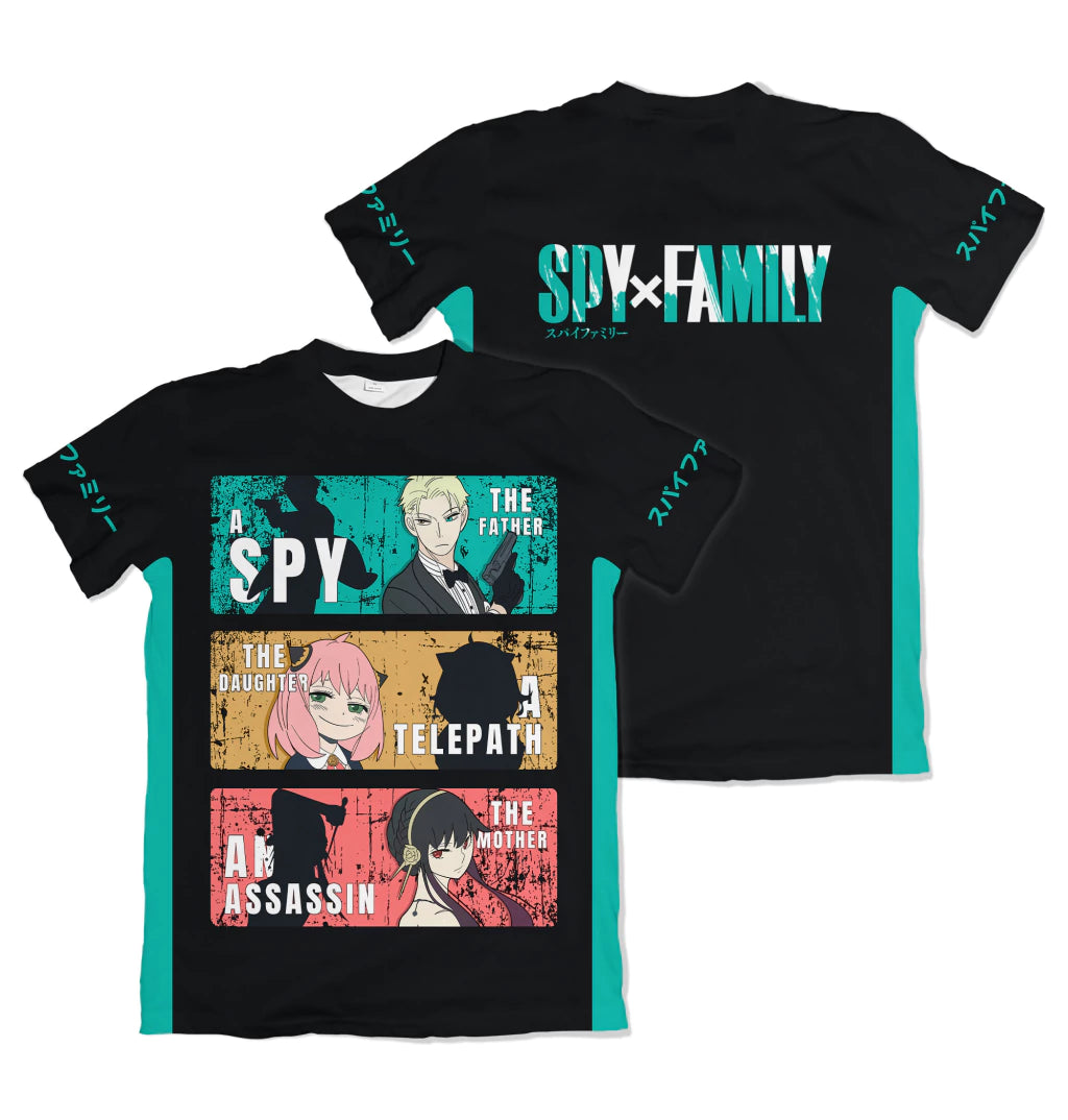 Camiseta Spy x Family SP037 Dry-Fit Premium Unissex