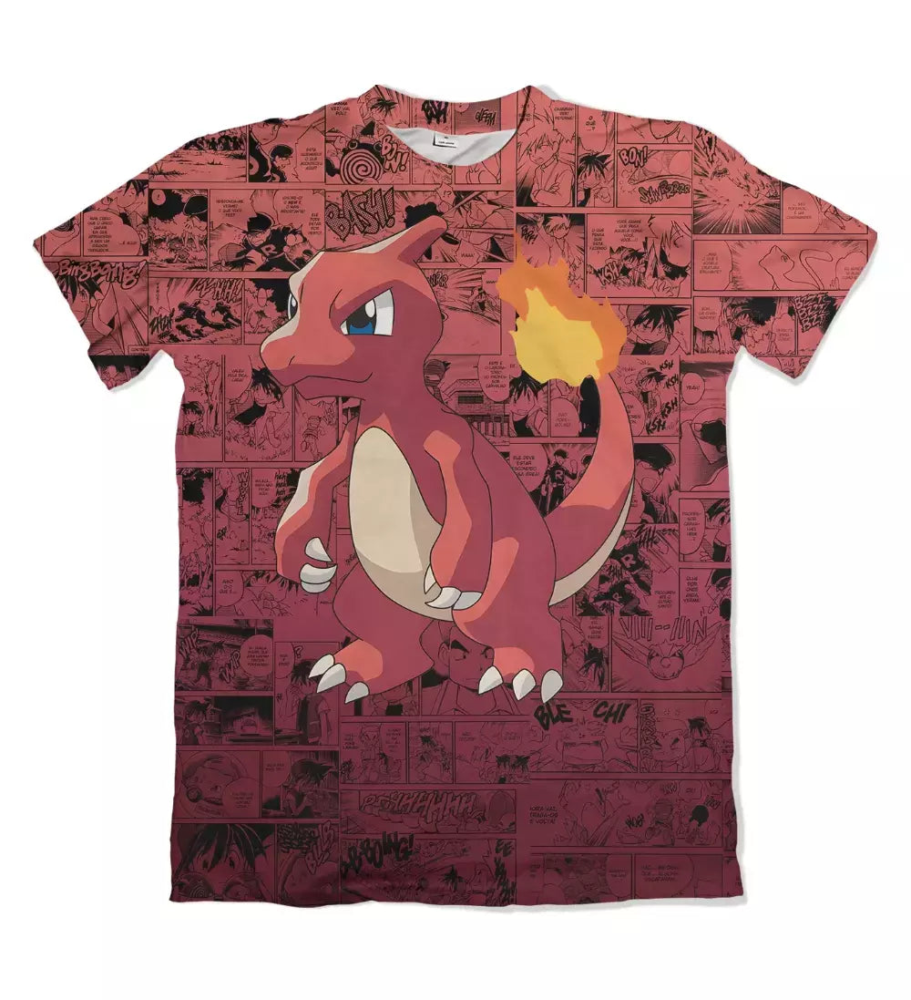 Camiseta Pokémon Charmeleon Dry-Fit Premium Unissex
