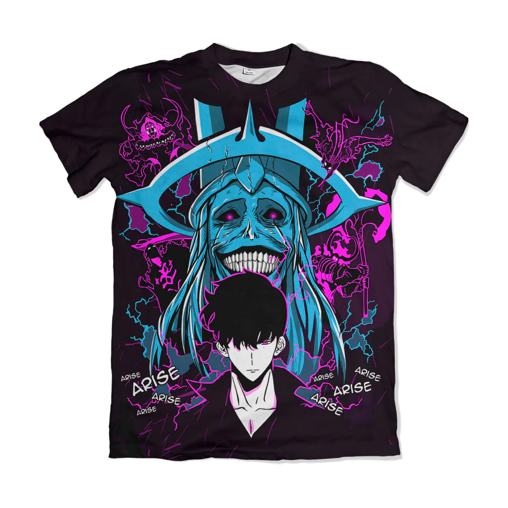 Camiseta Solo Leveling Sung Jinwoo Arise Dry-Fit Premium Unissex