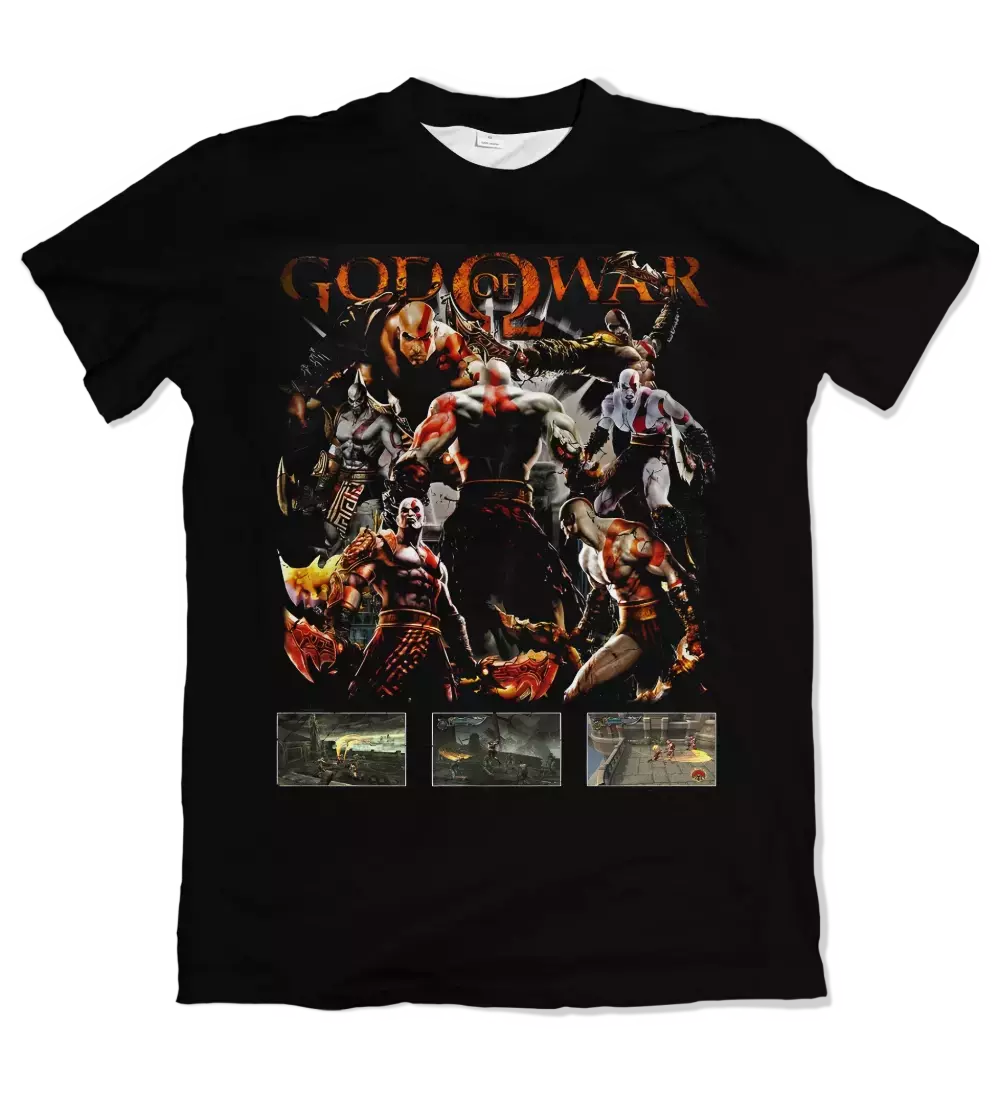 Camiseta Retrô God of War Dry-Fit Premium Unissex