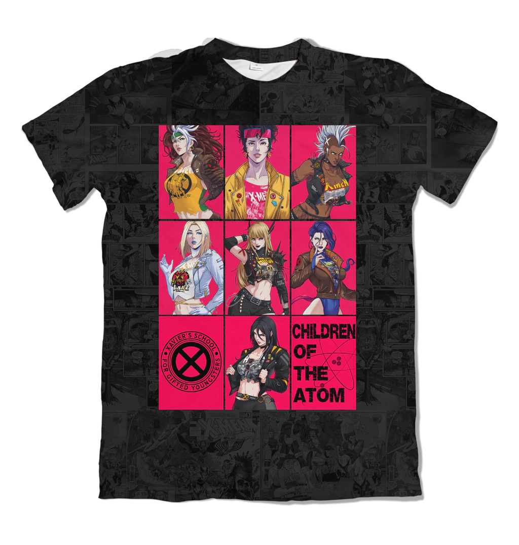 Camiseta X-Men Filhas do Átomo Dry-Fit Premium Unissex