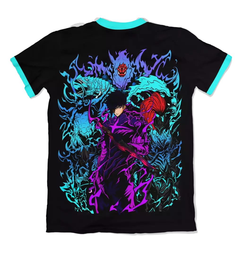 Camiseta Solo Leveling Exercito de Sung 2 Dry-Fit Premium Unissex