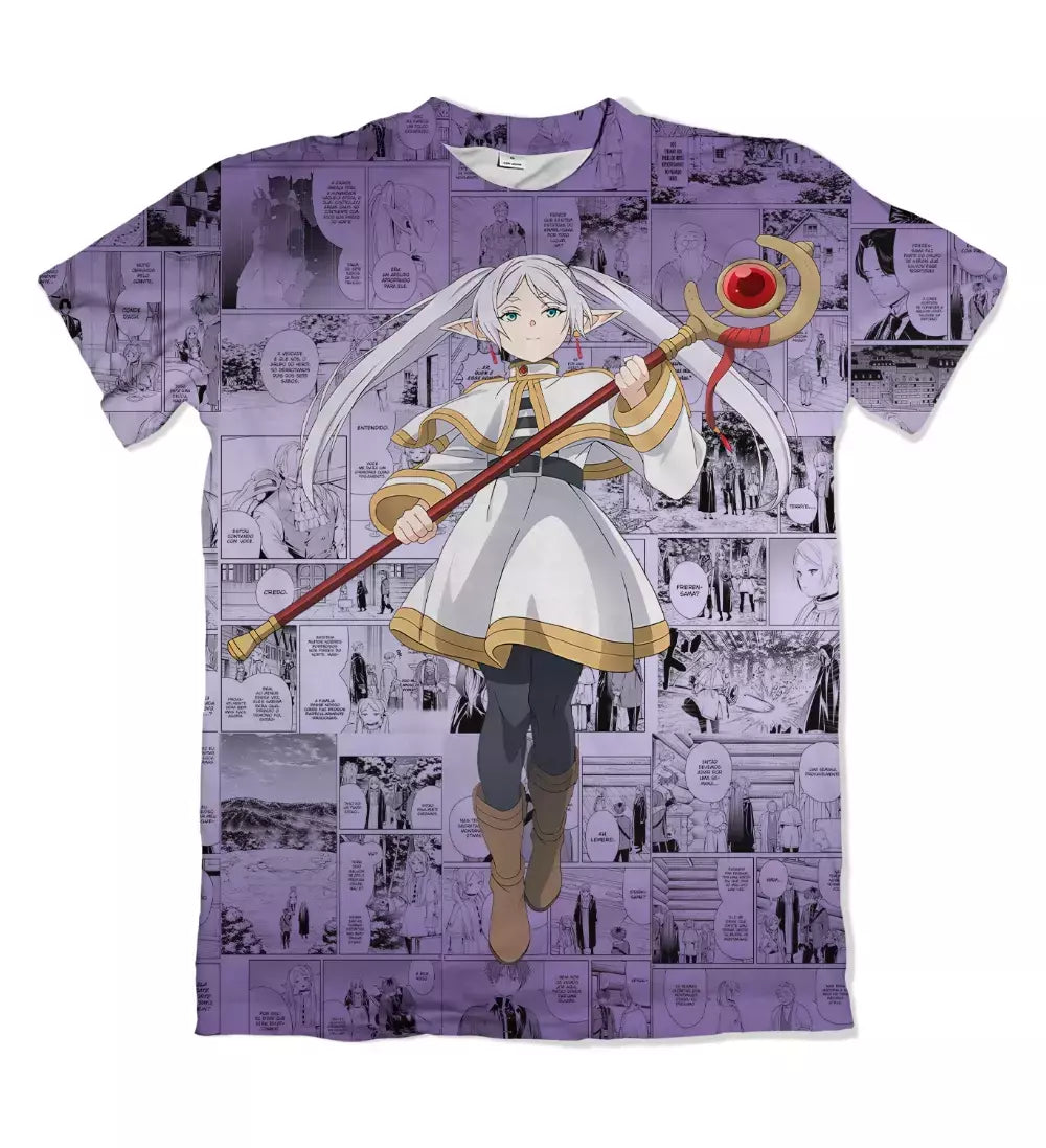 Camiseta Frieren -Mangá- Frieren 1 Dry-Fit Premium Unissex