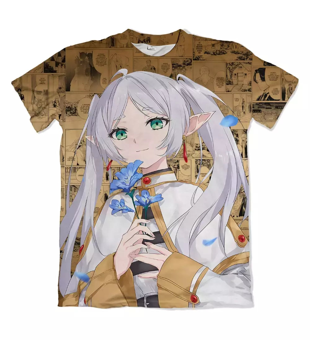 Camiseta Frieren -Mangá- Frieren 3 Dry-Fit Premium Unissex
