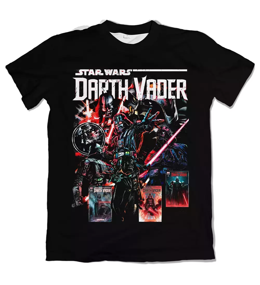 Camiseta Retrô Vader Dry-Fit Premium Unissex
