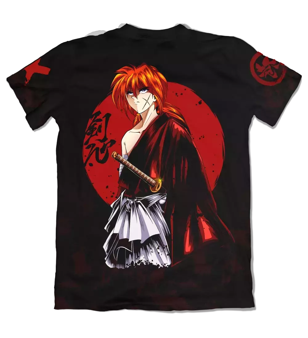 Camiseta Nostalgia Samurai x 2 Dry-Fit Premium Unissex