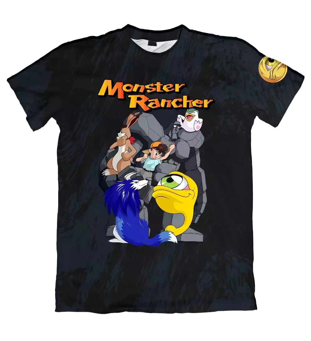 Camiseta Nostalgia Monster Rancher 1 Dry-Fit Premium Unissex