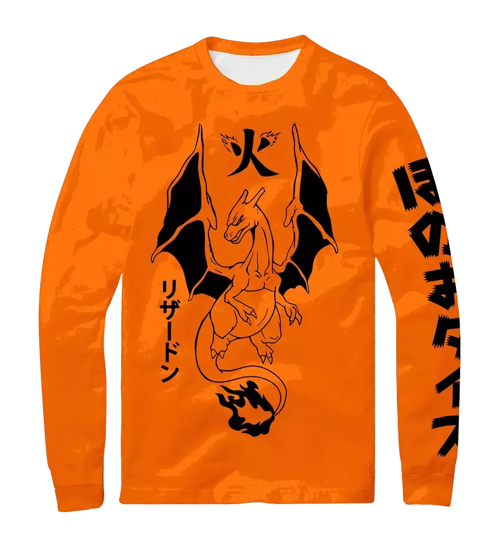 Camiseta Pokémon Charizard 1 Dry-Fit Premium Unissex