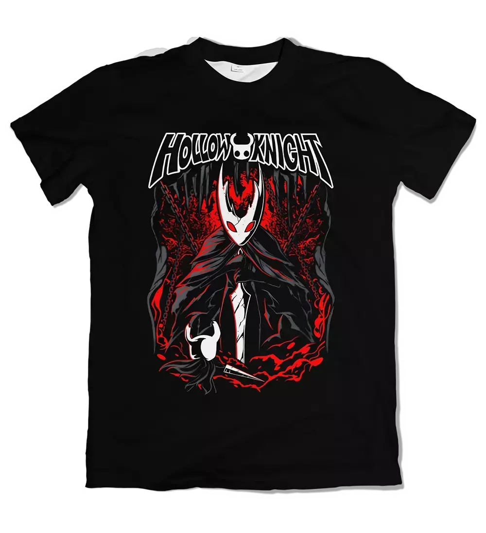 Camiseta Icons of Horror Hollow Knight 2 Dry-Fit Premium Unissex