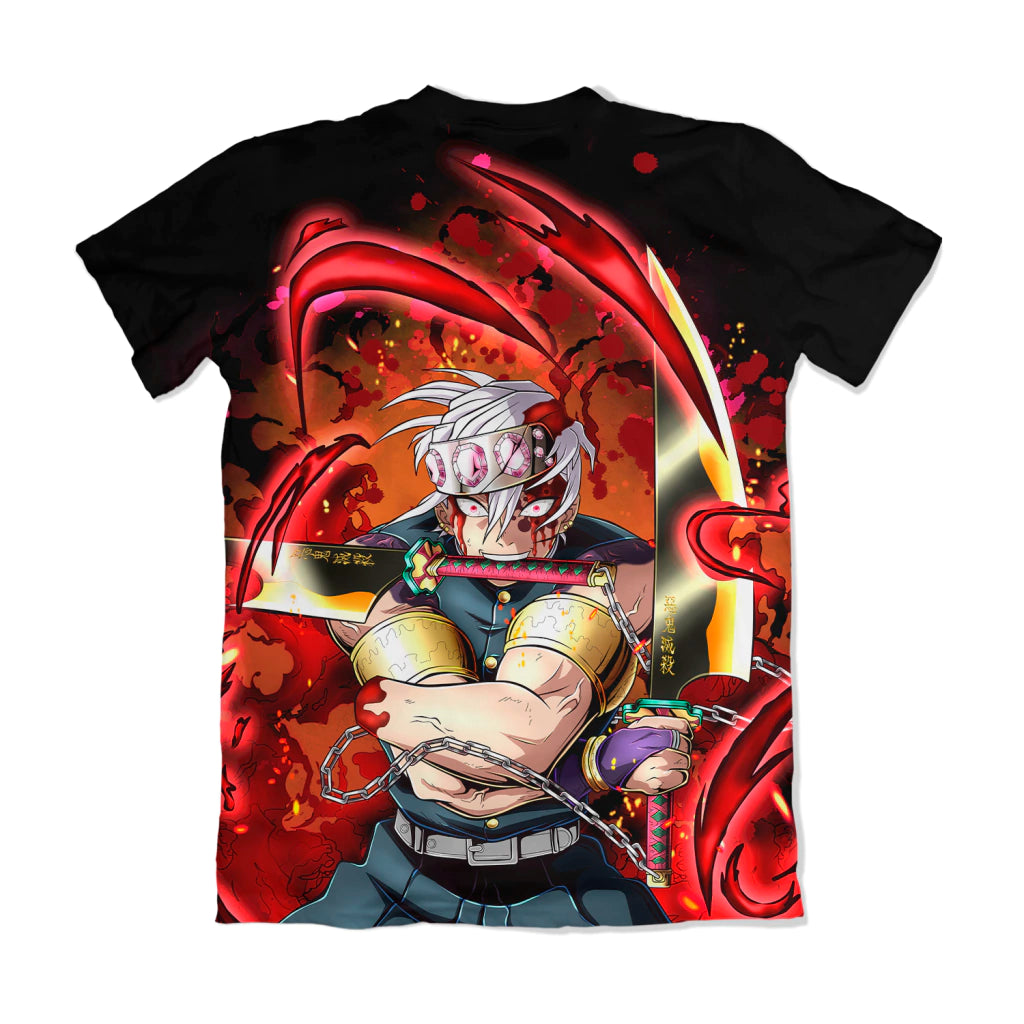 Camiseta Demon Slayer Tengen Uzui Dry-Fit Premium Unissex