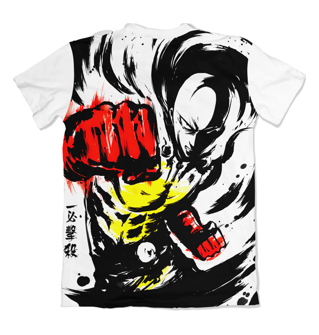 Camiseta One Punch Man Saitama Dry-Fit Premium Unissex
