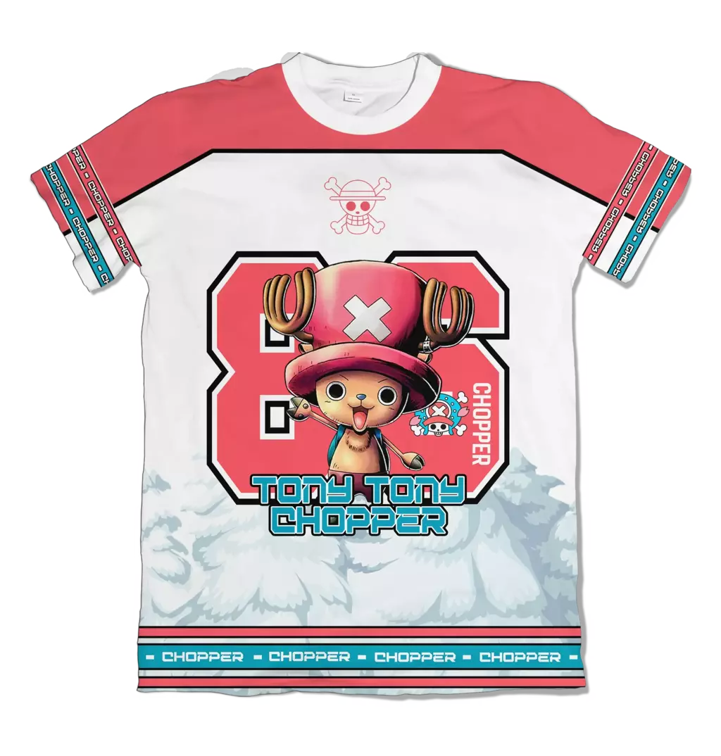 Camiseta One Piece RetroMesh Pirata 4 Dry-Fit Premium Unissex
