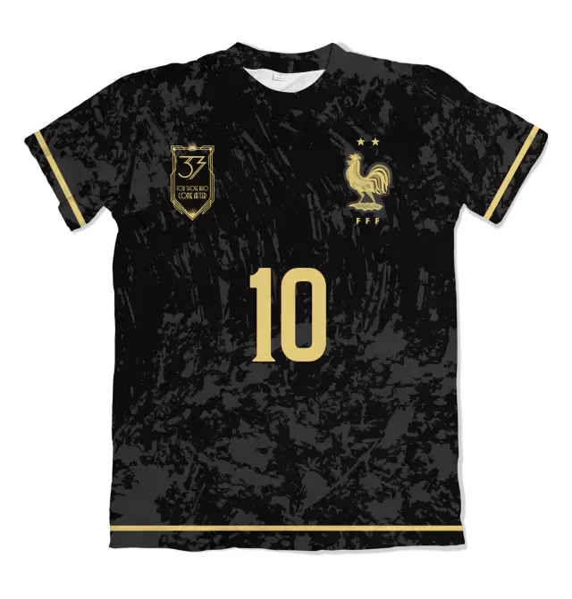 Camiseta Uniformes Expedition 33 França (Nome e Número Personalizável) Dry-Fit Premium Unissex