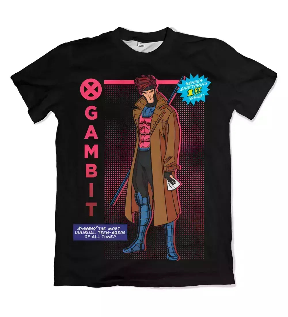 Camiseta X-Men Gambit Dry-Fit Premium Unissex