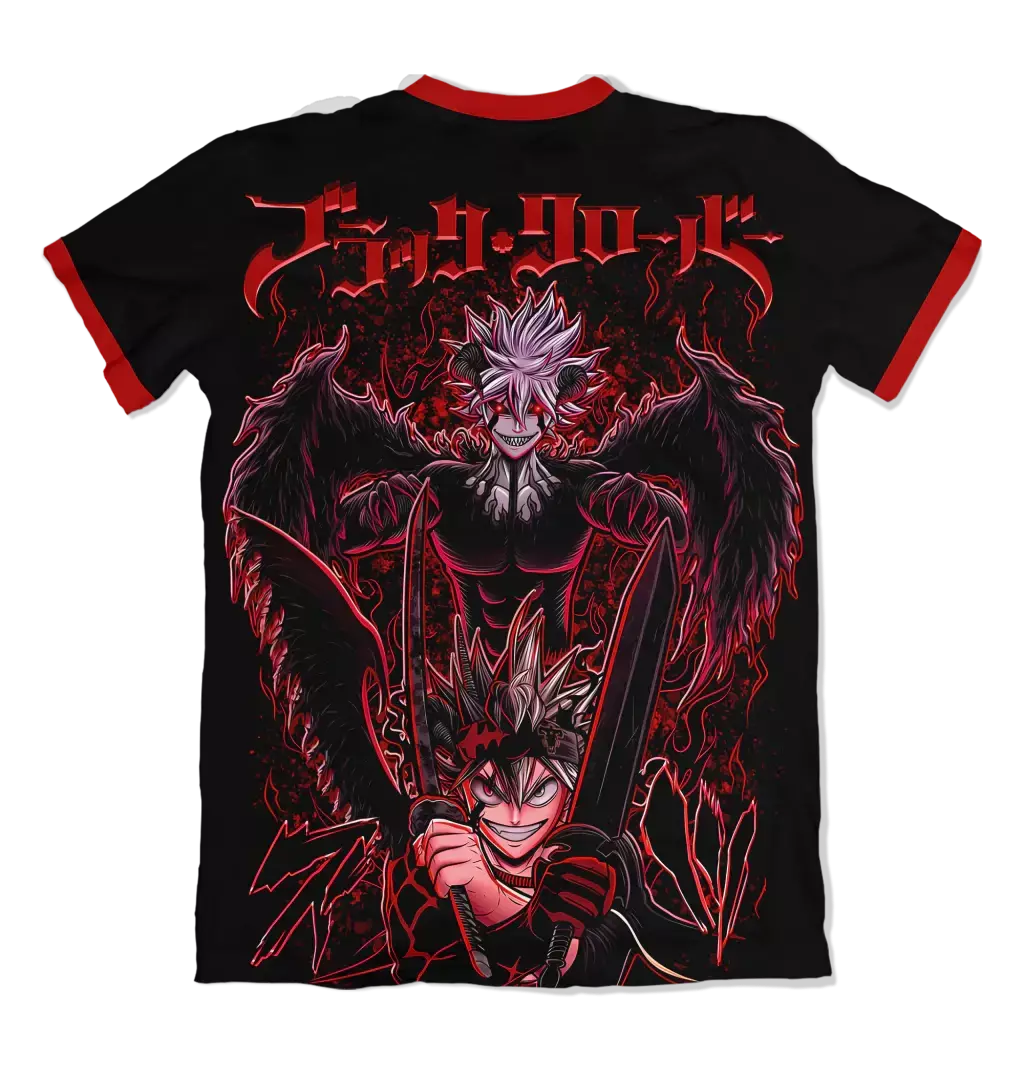 Camiseta Black Clover Asta Dry-Fit Premium Unissex