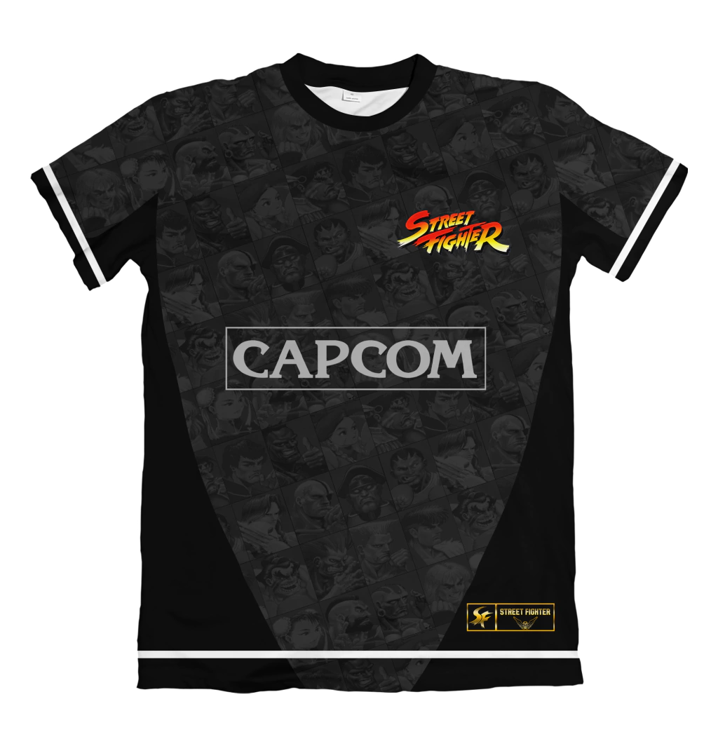 Camiseta Street Fighter Classic Edition (Nome e Número Personalizável) Dry-Fit Premium Unissex